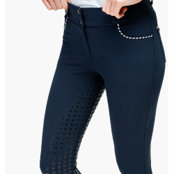 Horseware Newmarket broek met middelhoge taille en full seat Marine / marine Blauw