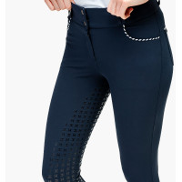Broek Horseware Newmarket hoge taille full seat Marine / marine Blauw