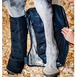 Horseware Ice Gel stalbeschermers Zwart / zwart Horseware Ice Gel stalbeschermers Zwart / zwart