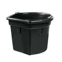 Platbodem emmer Horze 19 liter Zwart