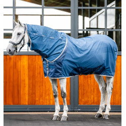 Nekbeschermer Horseware Ionic Therapy Mesh Cooler Bleu imperial / argent /Marine Blauw