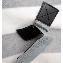 Horseware Newmarket Poney Fleece Cooler polar deken Houtskool witney Grijs