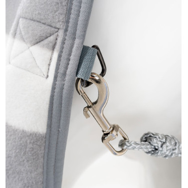 Horseware Newmarket Poney Fleece Cooler polar deken Houtskool witney Grijs