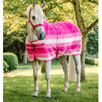 Newmarket Fleece Cooler polar deken van Horseware Rose witney Roze