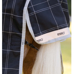 Horseware Rhino Wug Poney Turnout 0g deken Zwart / wit-grijze ruiten Horseware Rhino Wug Poney Turnout 0g deken Zwart / wit-grijze ruiten