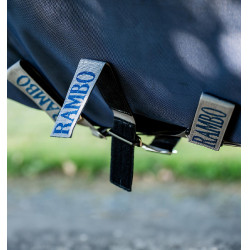 Horseware Rambo 1680D Turnout 0g deken Marine / onweer / zilvergrijs Marineblauw Horseware Rambo 1680D Turnout 0g deken Marine / onweer / zilvergrijs Marineblauw