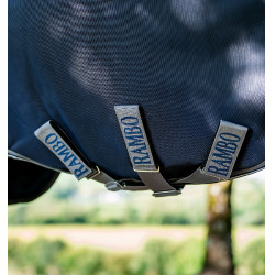 Horseware Rambo 1680D Turnout 0g deken Marine / onweer / zilvergrijs Marineblauw Horseware Rambo 1680D Turnout 0g deken Marine / onweer / zilvergrijs Marineblauw