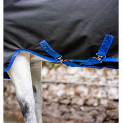 Horseware Amigo Ripstop 900D Poney Turnout 0g Deken Zwart / klassiek blauw