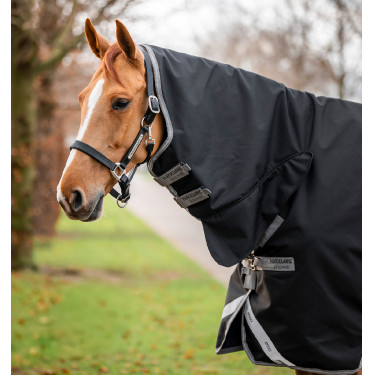 Horseware Amigo 1200D Geïntegreerde Turnout 50g Deken Zwart / titaniumgrijs / zilver