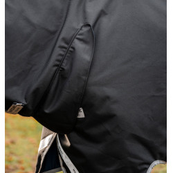 Horseware Amigo 1200D Geïntegreerde Turnout 50g Deken Zwart / titaniumgrijs / zilver