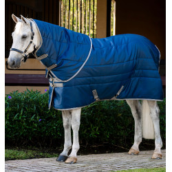 Horseware Amigo Ripstop Insulator Plus Pony 200g staldeken Marine / titaangrijs Marineblauw