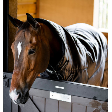 Horseware Amigo Ripstop Insulator Plus 200g staldeken Zwart / zwart / zilver