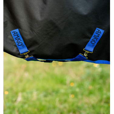 Amigo Ripstop Horseware 900D Plus Turnout 200g deken Zwart / klassiek blauw Amigo Ripstop Horseware 900D Plus Turnout 200g deken Zwart / klassiek blauw
