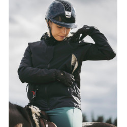 Airbag-compatibele bombers Horse Pilot dames Zwart Airbag-compatibele bombers Horse Pilot dames Zwart