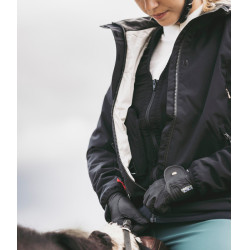 Airbag-compatibele bombers Horse Pilot dames Zwart Airbag-compatibele bombers Horse Pilot dames Zwart