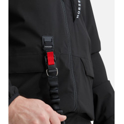 Airbag-compatibele bombers Horse Pilot heren Zwart