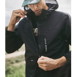 Airbag-compatibele bombers Horse Pilot heren Zwart