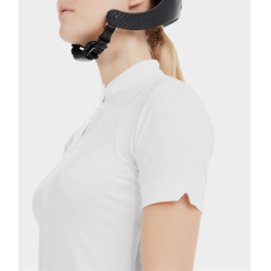 Wedstrijdshirt Aerolight met korte mouwen Horse Pilot dames Wit Wedstrijdshirt Aerolight met korte mouwen Horse Pilot dames Wit