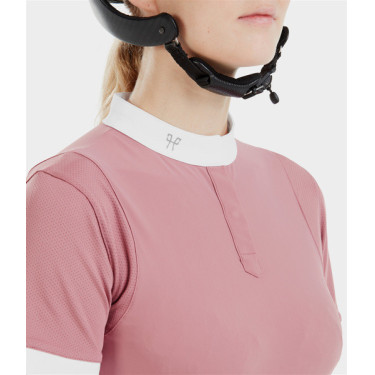 Wedstrijdshirt Aerolight met korte mouwen Horse Pilot dames Roze mesa