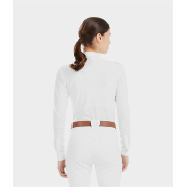 Wedstrijdshirt Aerolight met lange mouwen Horse Pilot dames Wit Wedstrijdshirt Aerolight met lange mouwen Horse Pilot dames Wit