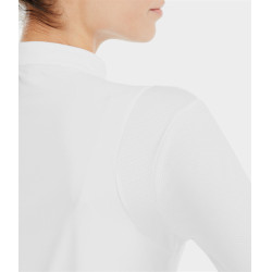 Wedstrijdshirt Aerolight met lange mouwen Horse Pilot dames Wit Wedstrijdshirt Aerolight met lange mouwen Horse Pilot dames Wit