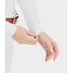 Wedstrijdshirt Aerolight met lange mouwen Horse Pilot dames Wit Wedstrijdshirt Aerolight met lange mouwen Horse Pilot dames Wit