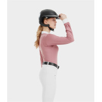 Wedstrijdshirt Aerolight met lange mouwen Horse Pilot dames Wit