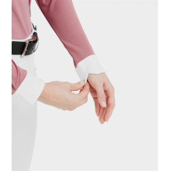 Wedstrijdshirt Aerolight met lange mouwen Horse Pilot dames Roze mesa