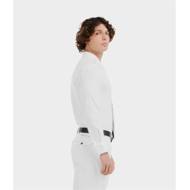 Wedstrijdshirt Aerolight met lange mouwen Horse Pilot heren Wit Wedstrijdshirt Aerolight met lange mouwen Horse Pilot heren Wit