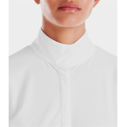 Wedstrijdshirt Monica Horse Pilot lange mouwen dames Baksteenstof Roze