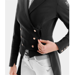 Frac lang Horse Pilot dames Zwart