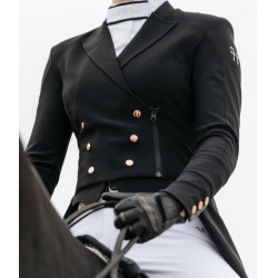 Frac lang Horse Pilot dames Zwart