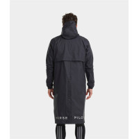 Lange regenjas Raintech Horse Pilot heren Zwart