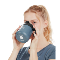 Beker Paard Piloot Geïsoleerd Vintage indigo Blauw