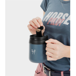 Beker Paard Piloot Geïsoleerd Vintage indigo Blauw Beker Paard Piloot Geïsoleerd Vintage indigo Blauw