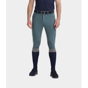 X-Design rijbroek Horse Pilot heren Blauw bewolkt