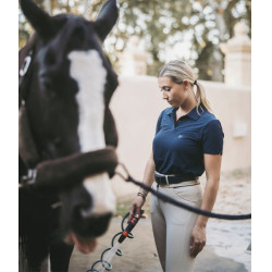 Polo Ariia Horse Pilot dames Marine Marineblauw