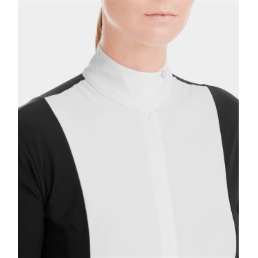 Wedstrijdpolo Monica Horse Pilot lange mouwen dames Wedstrijdpolo Monica Horse Pilot lange mouwen dames
