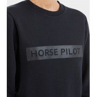 Dames sweatshirt Horse Pilot Team Grafietblauw Dames sweatshirt Horse Pilot Team Grafietblauw