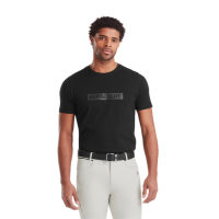 T-shirt Horse Pilot heren Team Zwart