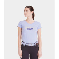 T-shirt Horse Pilot Team dames Lavendel Violet