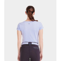 T-shirt Horse Pilot Team dames Lavendel Violet