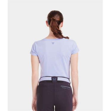 T-shirt Horse Pilot Team dames Lavendel Violet