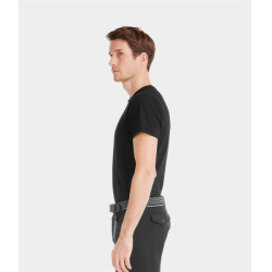 T-shirt Horse Pilot Team heren Zwart