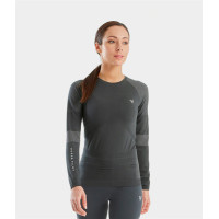 T-shirt Optimax Horse Pilot dames Ijzer Grijs