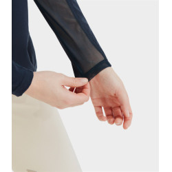 T-shirt Sunrise Horse Pilot dames Marine Marineblauw