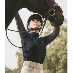 T-shirt Sunrise Horse Pilot dames Marine Marineblauw