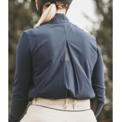 T-shirt Sunrise Horse Pilot dames Marine Marineblauw