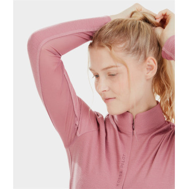 T-shirt Suntech Horse Pilot dames Roze mesa