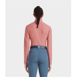 T-shirt Suntech Horse Pilot dames Baksteenstof Roze